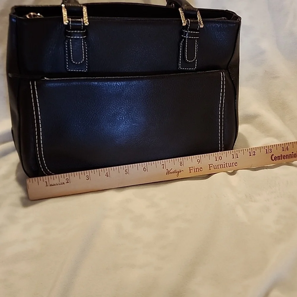 Charles Jourdan Paris hand bag dark brown